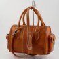 Italian Polished Calf-Skin Leather Mini-Duffle - Marta