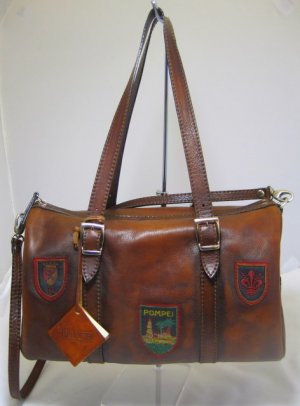 Italian High Quality Leather Travel Bag - Berna
