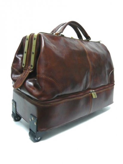 Italian High Quality Leather Travelbag -PelleveraMontai