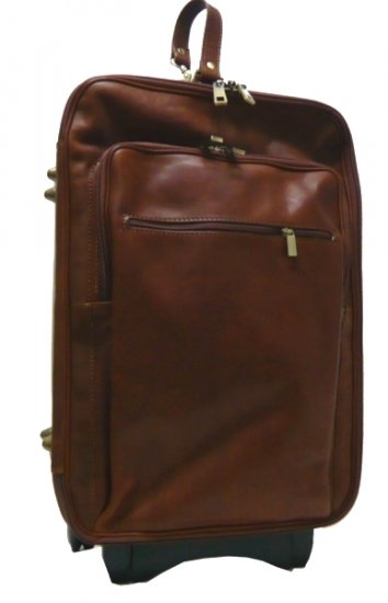 Italian High Quality Leather Trolleybag - Pellevera