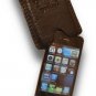 Italian High Quality Leather Skin Case - iPhone 4