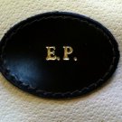 Italian High Quality Leather Initials - Optional Inside