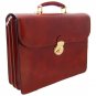 Italian High Quality Leather  Briefcase - Verrocchio