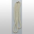 unsigned 2 strand faux pearl necklace