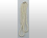 unsigned 2 strand faux pearl necklace