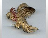 Ciner crowing rooster pin