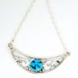 Navajo CraftedTurquoise Swirl Necklace