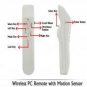 Wireless PC Remote w/Motion Sensor and compatible with Powerpoint, Media Player and More!