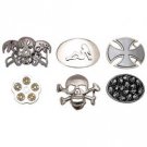 Diamond Plate™ 6pc Assorted Belt Buckle Set