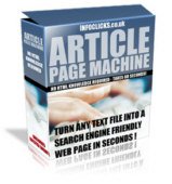 Introducing Article Page Machine - *Instant Web Pages*