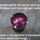 Dual Can Gasifier Type Survival Stove
