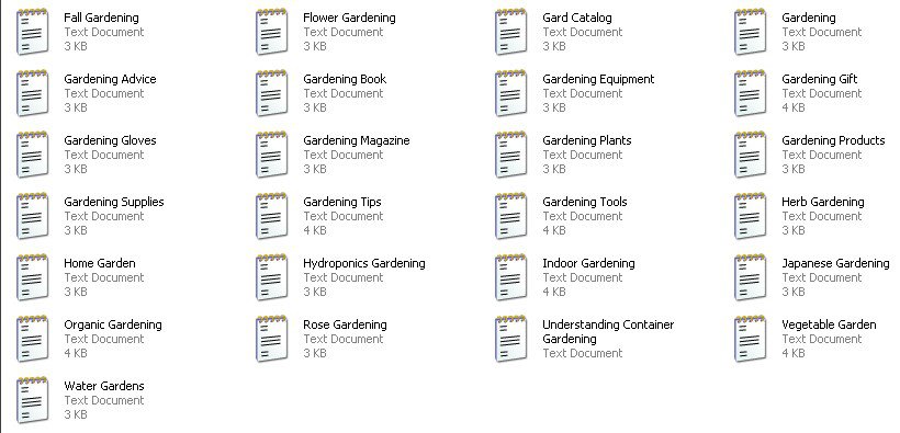 25 Gardening Topic Info CD