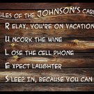 Rules of Cabin - Personalized