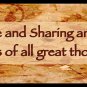 Love and Sharing