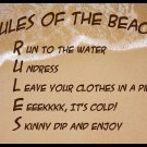 Skinny Dipping at the Beach