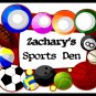 Child Sports Den - Personalized