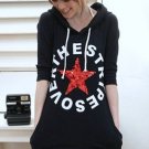 D005 lengthened cotton hoodie