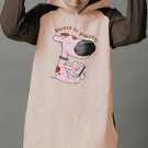 D010 lengthened cotton hoodie