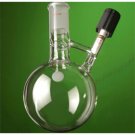 Flask,solvent storage,24/40 joint,250ml,0-8mm high vacuum valve