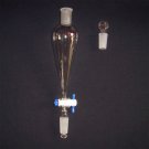 250ml Separatory funnel,,24/40,glass stopper,lab glass
