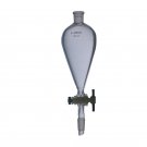 Separatory funnel 125ml with two 14/20 joints and 2mm PTFE stopcock