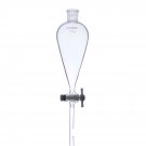 Separatory funnel 125ml with 19/22 joint at top and 2mm PTFE stopcock