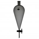 Separatory funnel 1000ml with 24/40 joint at top and 4mm PTFE stopcock
