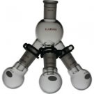Laboy Glass 24/40 Distillation Receiver With 3Pcs 50Ml Rbf And 3Pcs Clips