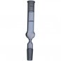 Adapter,drying tube,straight ,with 24/40joints
