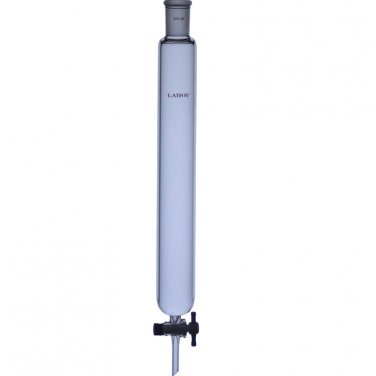Chromatography column 24/40 with PTFE stopcock 32mm in column O.D.and 305mm in e