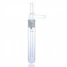 Vacuum trap with 45/50 joint 250 mm in length below joint 22 mm inner tube O.D. Vacuum trap with 45/50 joint 250 mm in length below joint 22 mm inner tube O.D.