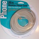 25 ft Modular Phone Cord - New, Unopened Package
