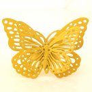 Whimsical Enchanted Butterfly Ring - Yellow