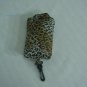 Pocket Foldable Black Brown Leopard Eco Tote Nylon Shopping Bag