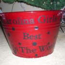 Carolina Girls Metal Bucket