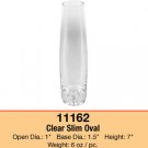 Glass Oval Bud Vases