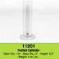 Glass Bud Vase with round stand base
