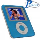 Ultra portable digital MP3/MP4 player "BLUE" with built in FM radio and voice recorder.