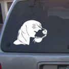 Decal Vinyl Graphic Dog Beagle  4 Colors to pick