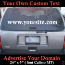 Custom Domain Name 4 Colors to pick