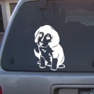 Decal Vinyl Graphic Dog Beagle Pup  4 Colors to pick
