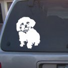 Decal Vinyl Graphic Dog Maltese 4 Colors to pick