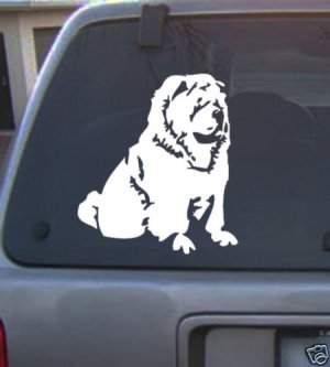 Decal Vinyl Graphic Dog Chow 4 Colors to pick