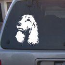 Decal Vinyl Graphic Dog Cocker Spaniel 4 Colors to pick