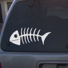 Decal Vinyl Graphic Fish Bones & 4 Colors to Pick