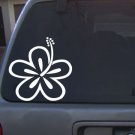 Decal Vinyl Graphic Hawaiian flower6 & 4 Colors to Pick