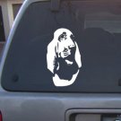 Decal Vinyl Graphic Dog Bloodhound  4 Colors to pick