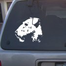 Decal Vinyl Graphic Dog Airedale  4 Colors to pick