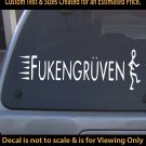 Funkengruven Funny Decal Vinyl Sticker 43a