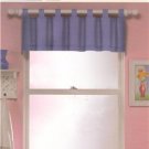 WINDOW VALANCE "LILAC SAILCLOTH"100%COTTON NURSERY/HOME